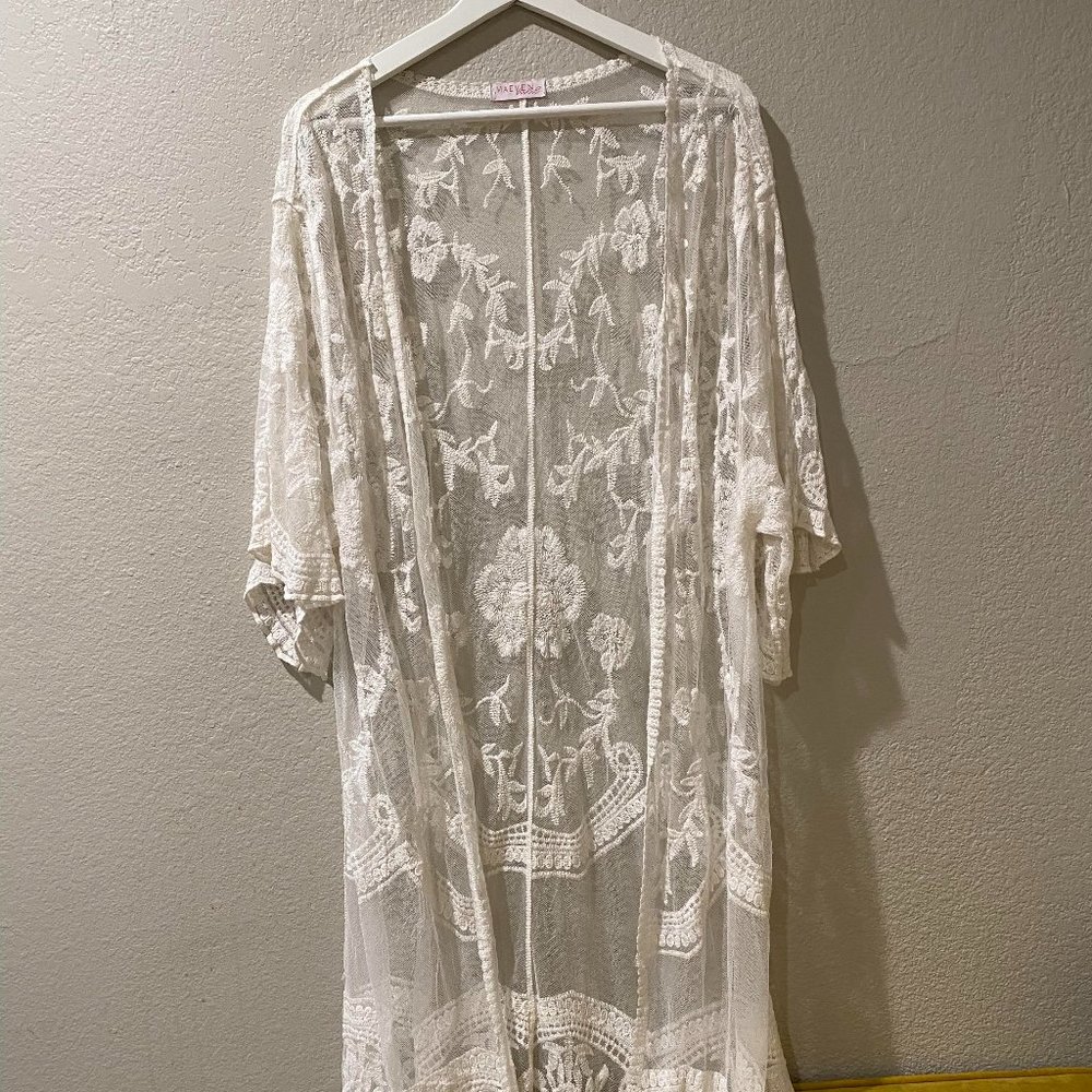 Boho Lace Robe or Cover Up